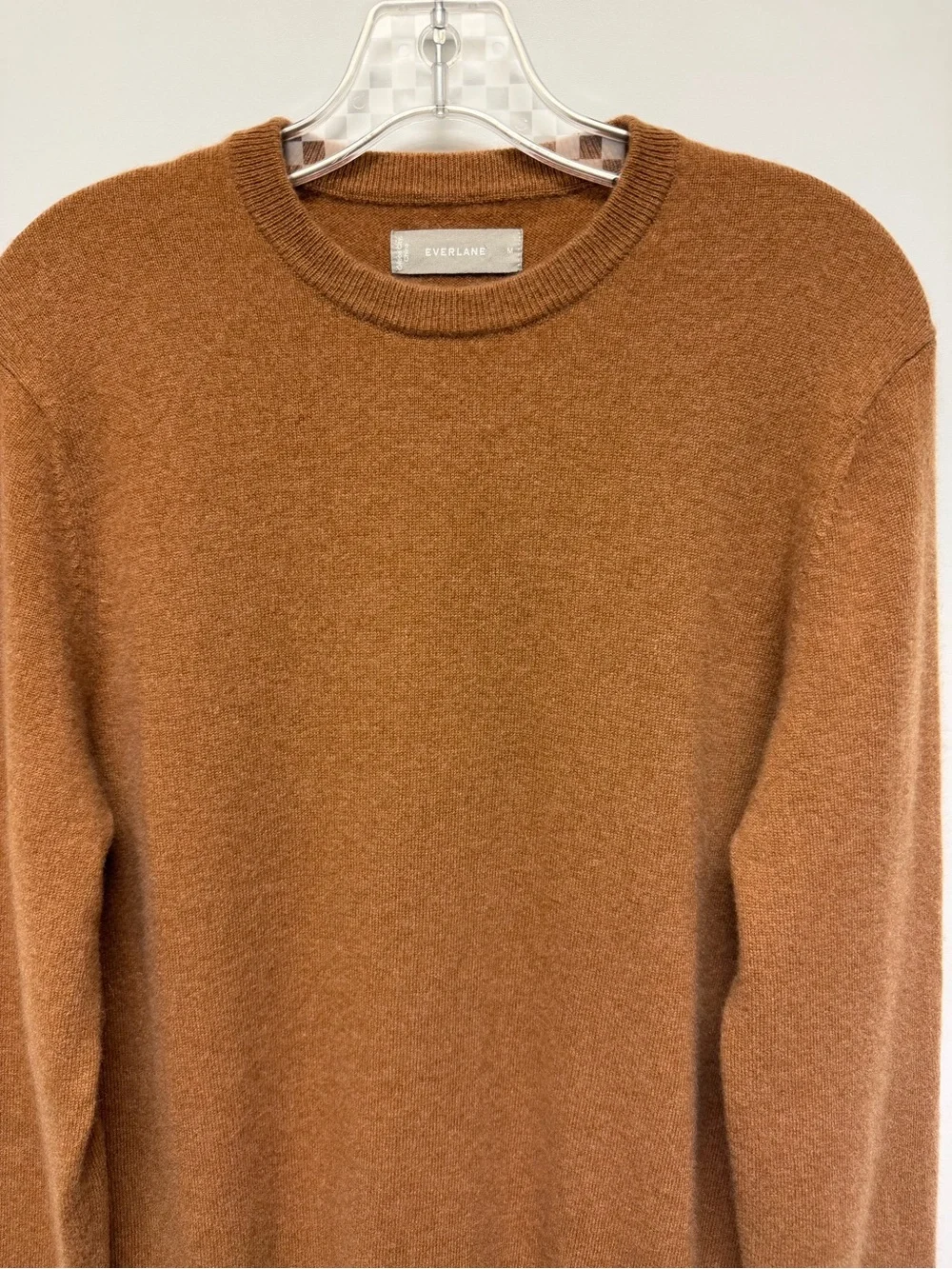 Everlane Men’s Cashmere Crewneck Sweater Size M Light Brown